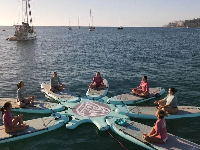 Vista de 5 días de vacaciones de yoga y SUP con senderismo en la cálida isla de Gran Canaria