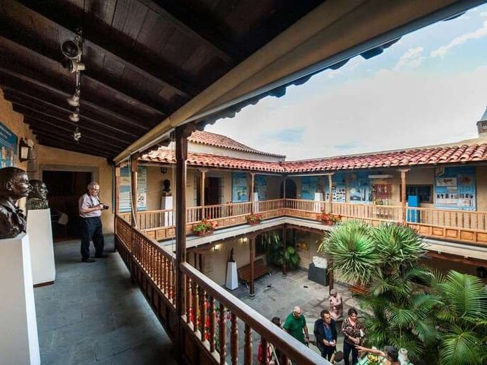 VIsta de la Casa-Museo León y Castillo, uno de los mejores museos en Gran Canaria