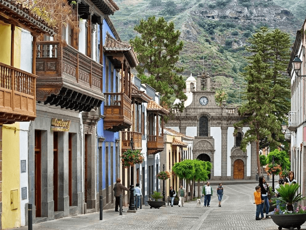 Casco histórico de Teror en Gran Canaria