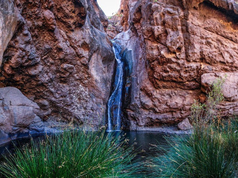 Vista del Charco Azul, una de las rutas más populares en Gran Canaria