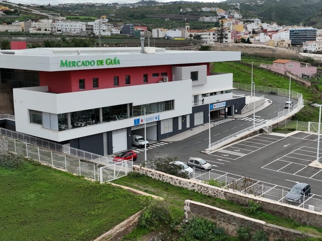 Vista del mercado de Guia