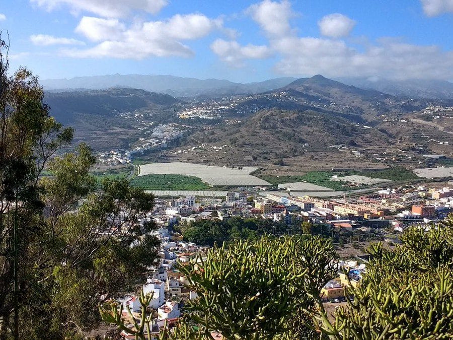 Vista del mirador de Arucas en Gran Canaria