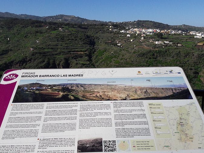 Mirador del barranco de Las Madres en Firgas