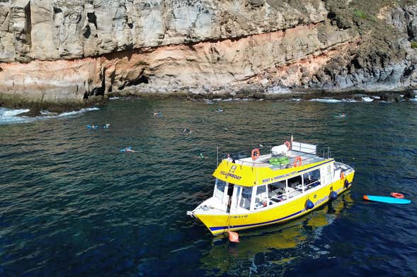 Paseo en barco por Puerto de Mogán + Snorkel