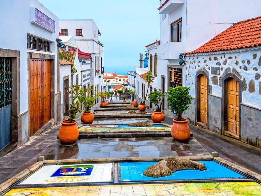 Paseo de Gran Canaria en Firgas