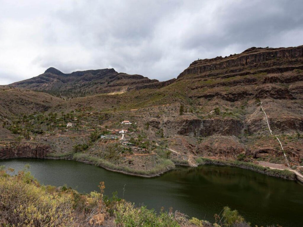 Vista del Parque Natural de Pilancones , uno de los lugares para hacer senderismo en Gran Canaria
