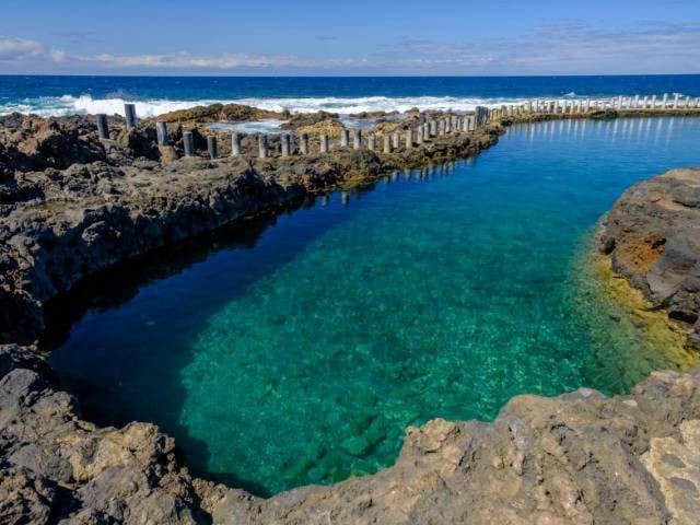 piscinas naturales en la isla de Gran Canaria