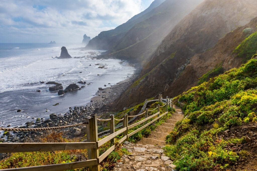 Vista de La Playa de Almáciga en Tenerife