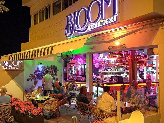 Vista de Bloom Bar & Brunch, uno de los mejores brunch en el sur de tenerife