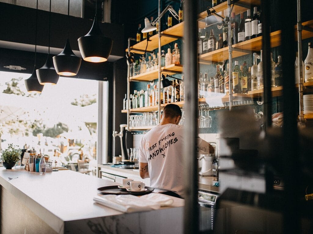 Vista de Café Caramba, uno de los desayunos de Tenerife