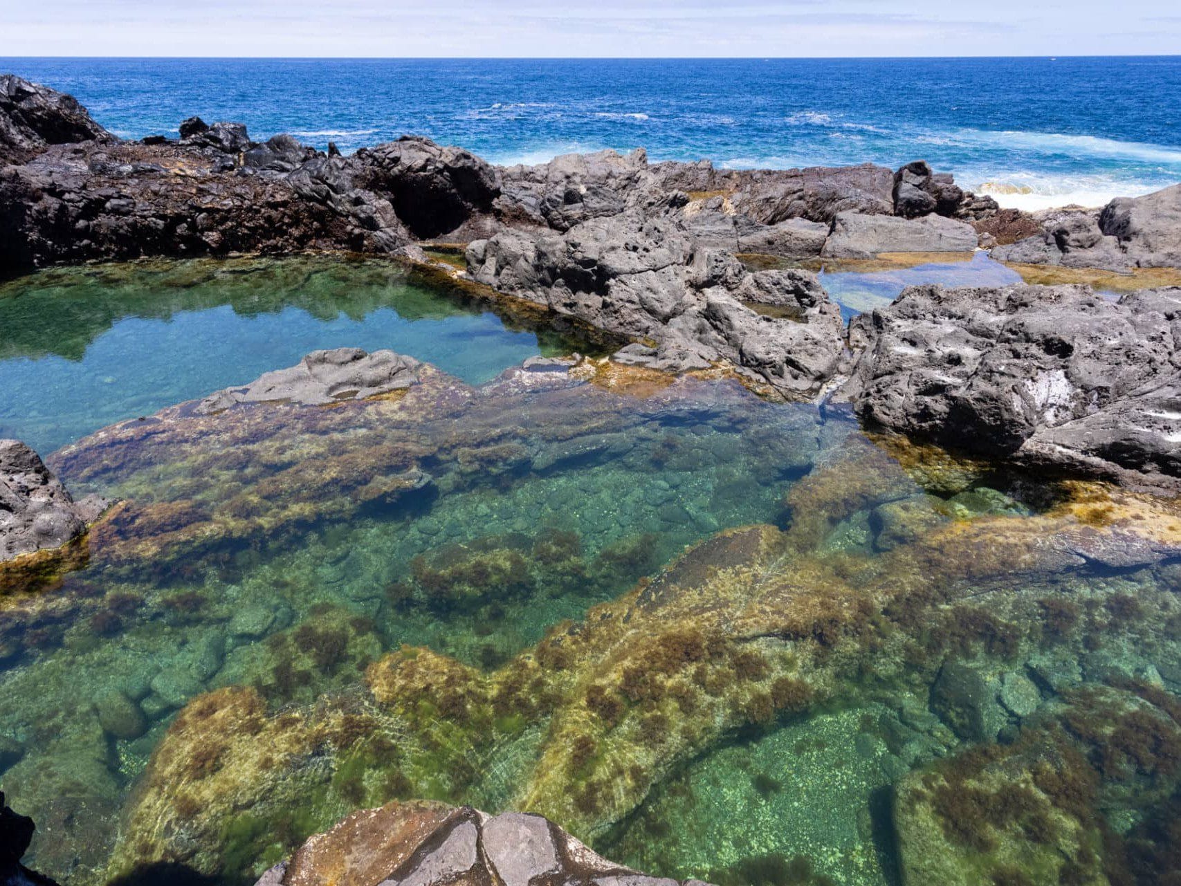 Vista del Charco del Faro de Buenavista en Buenavista del Norte