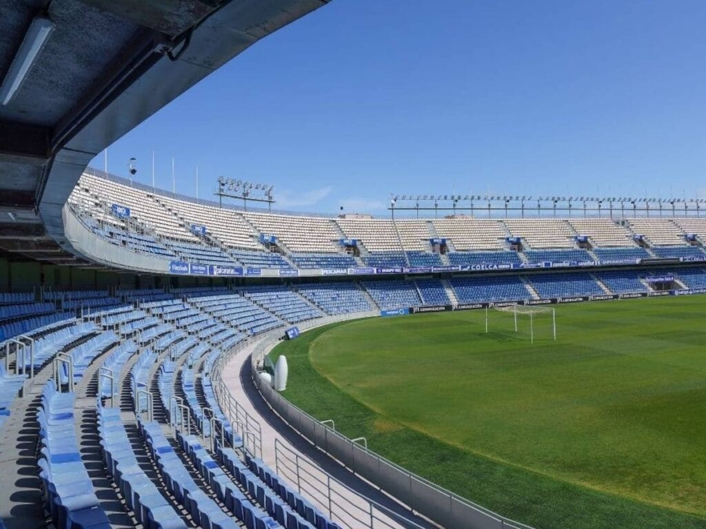 Vista del Estadio Heliodoro Rodríguez López en Santa Cruz de tenerife