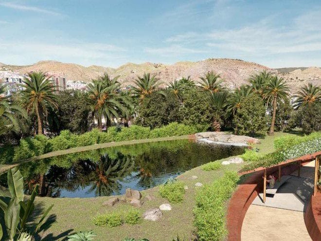 Vista del Palmetum de Santa Cruz de Tenerife, uno de los lugares que visitar en Santa Cruz