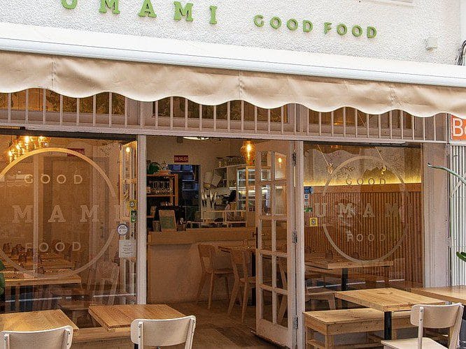 Vista de Unami Good Food, uno de los sitios donde desayunar en Tenerife