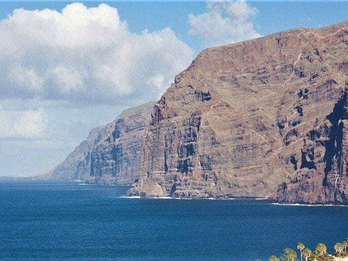 Vista de los acantilados de Los Gigantes en Tenerife