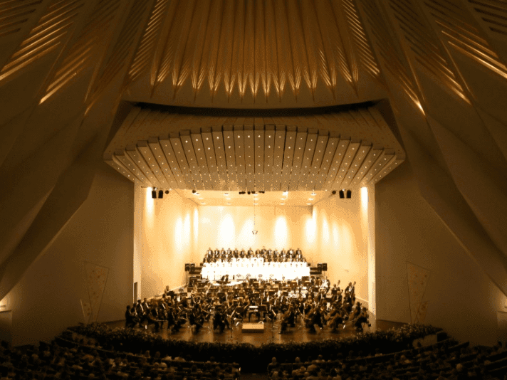 Vista del interior del Auditorio de Tenerife Adán Martín en Santa Cruz