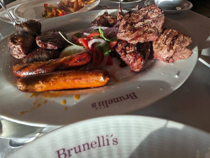 Vista de plato del restaurante Brunellis en la guía mIchelín de Tenerife