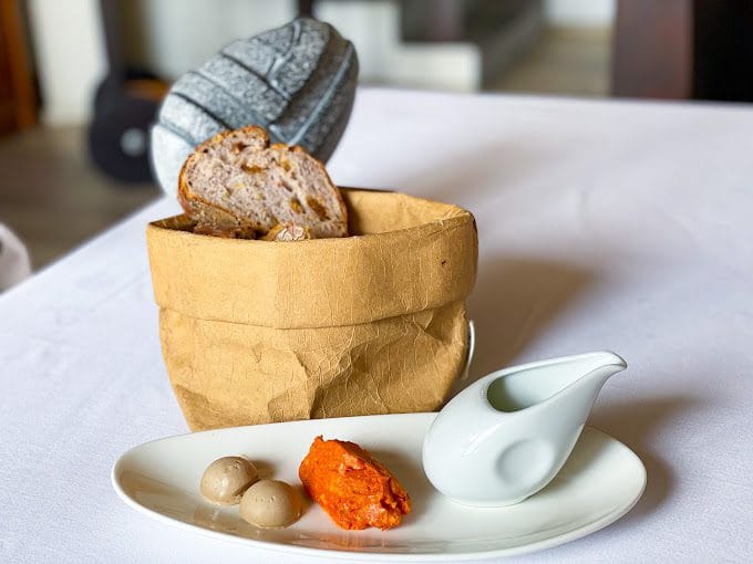 Vista de plato del restaurante El secreto de Chimiche en la Guía Michelín de Tenerife