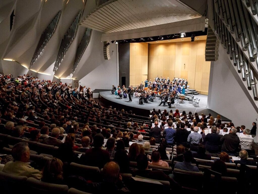Vista de un evento en el Auditorio de Tenerife Adán Martín
