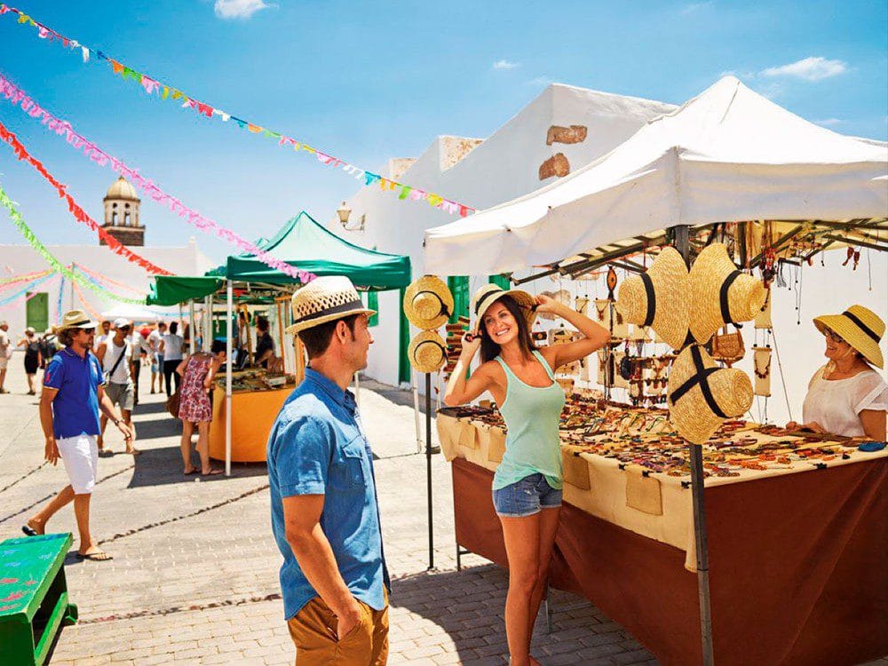 vista de mercadillos en Tenerife