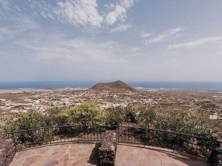 Vista del Mirador de Granadilla de Abona, uno de los mejores miradores de Tenerife