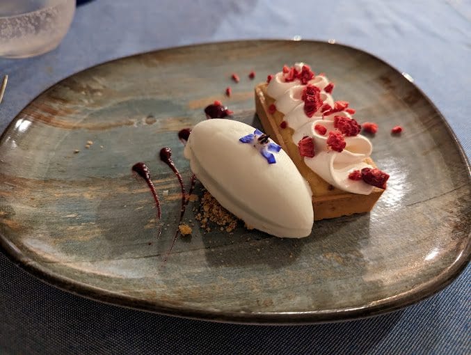 Vista de plato del restaurante qapac en la guía Michelín de Tenerife