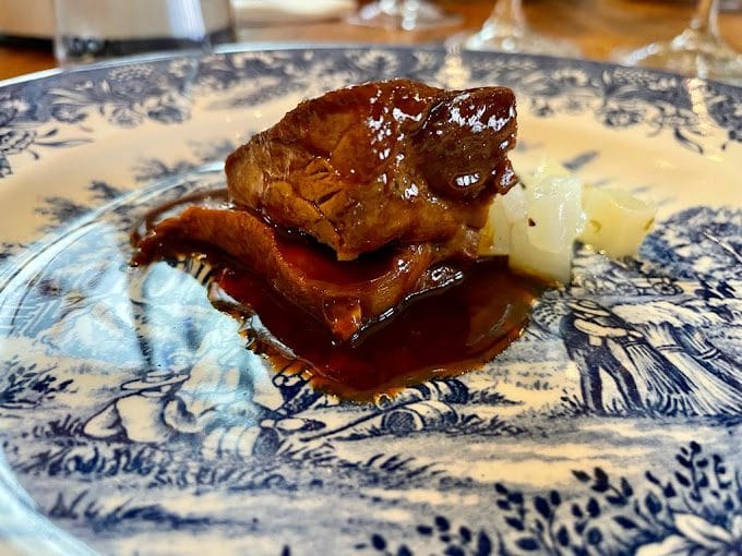 Vista de plato del restaurante El Silbo Gomero en la guía Michelín de tenerife