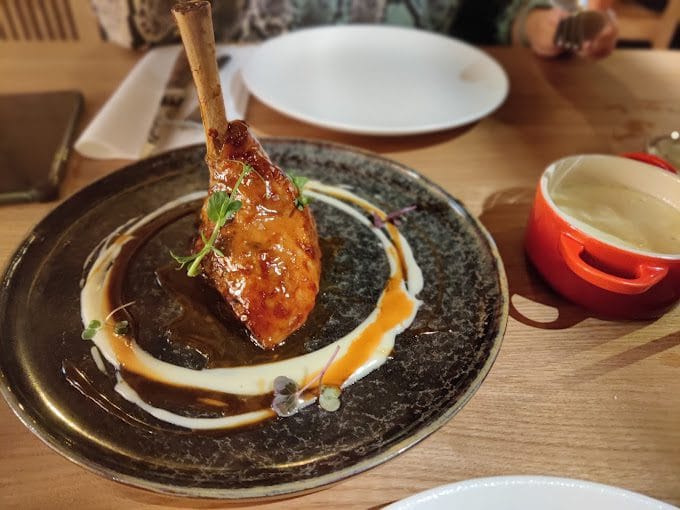 Vista de plato del restaurante TXOKO by Martin Berasategui en la Guía Michelín de Tenerife
