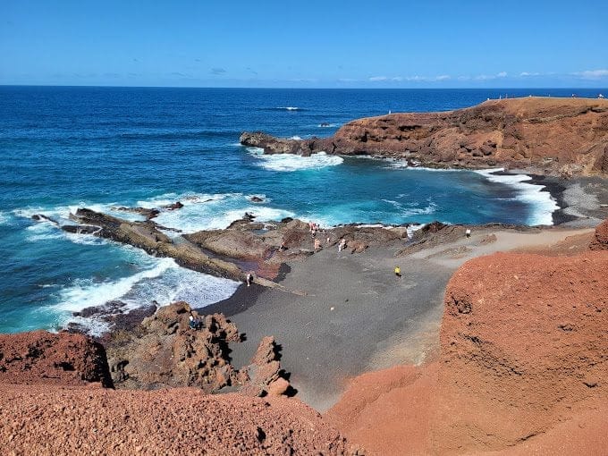 Vista del Mirador El Golfo, uno de los mejores miradores de Lanzarote