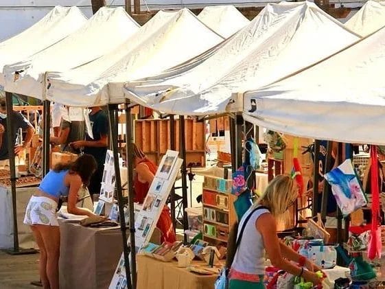 Vista de mercadillo de Fuerteventura