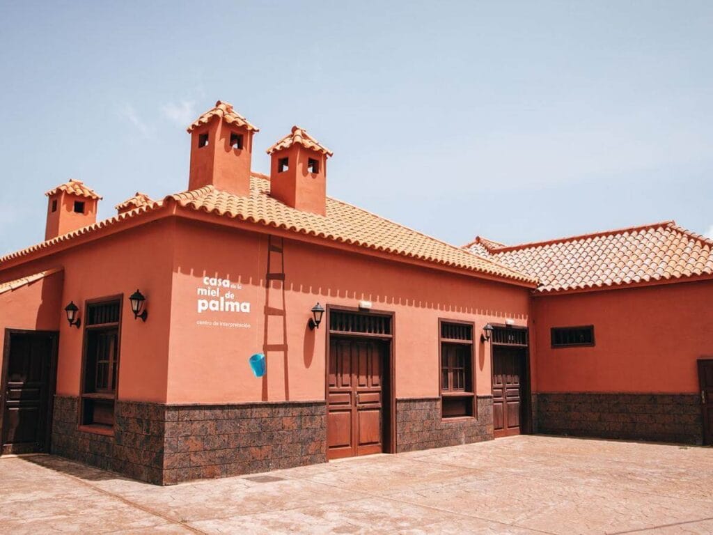 Vista de la Casa de la Miel de Palma en la gomera