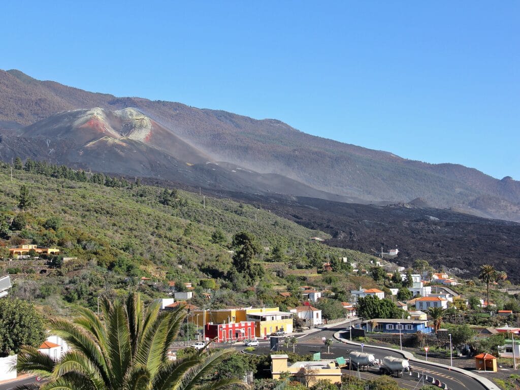 Vista desde Mirador de Tajuya en La Palma