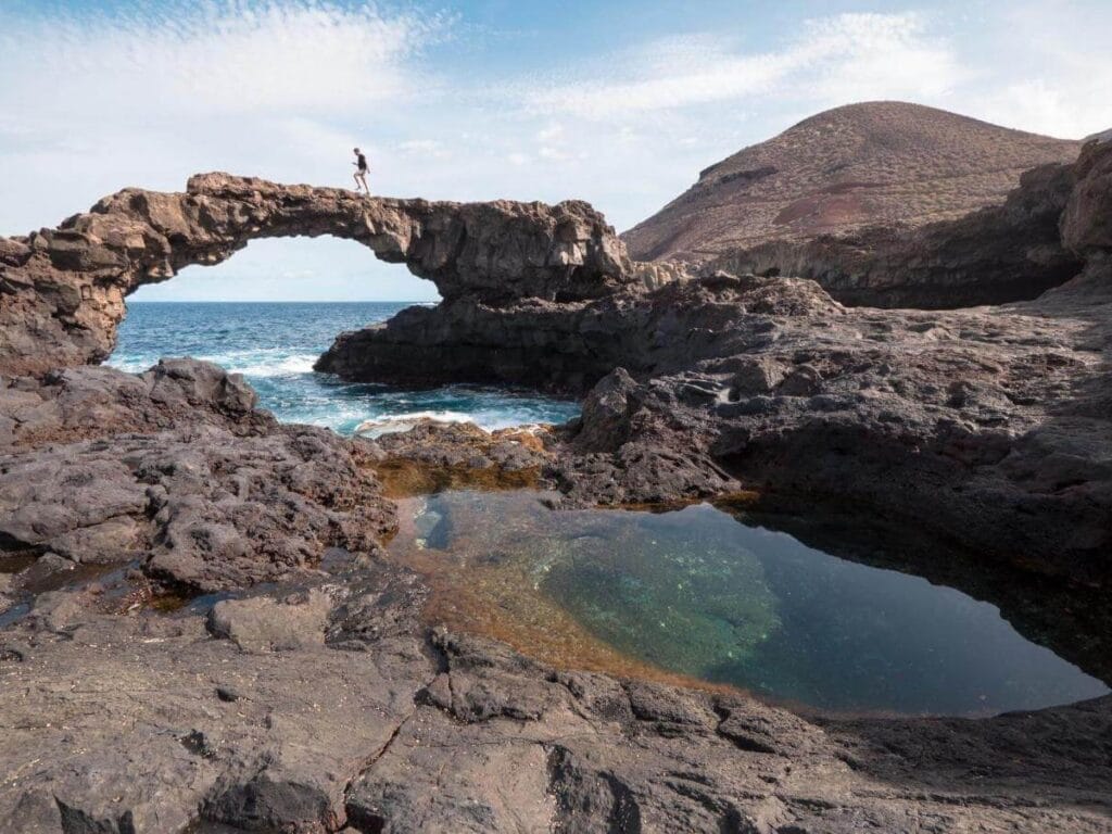 Vista de el Charco Manso, una de las actividades que hacer en la isla de El Hierro