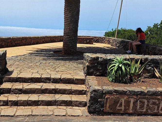 Vistas en El Mirador de La Tosca en La Palma