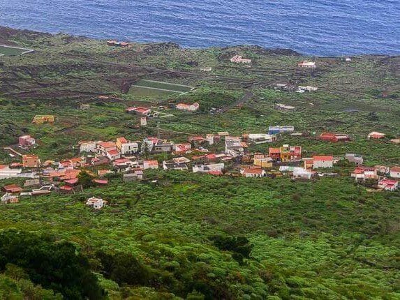 Vista de la naturaleza del pueblo Caserio de Los Llanillos en El Hierro