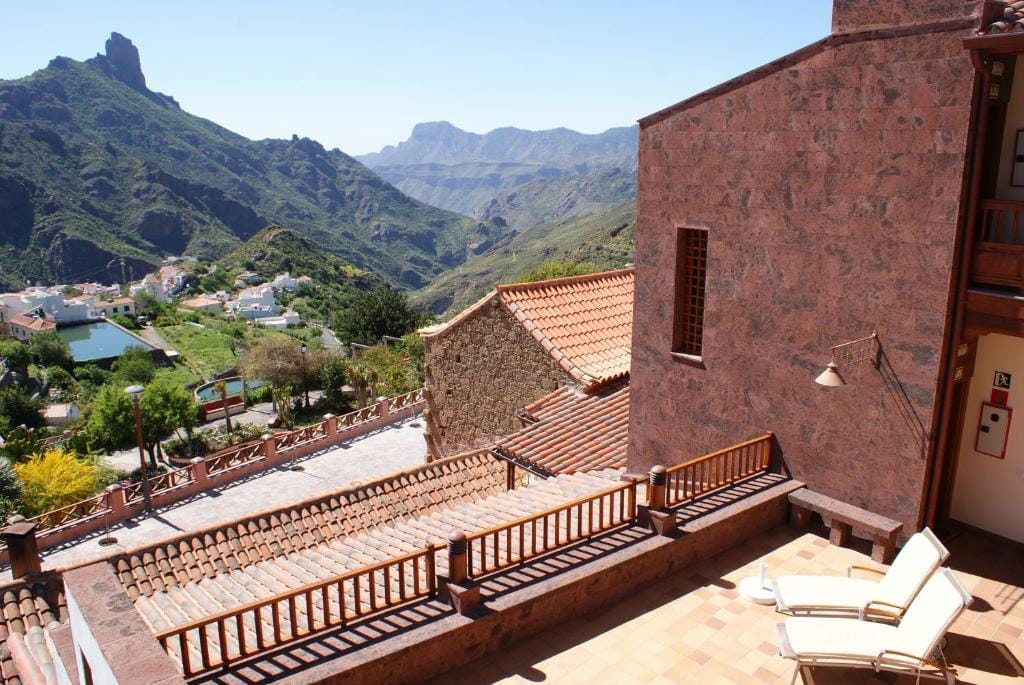 Vista del Hotel rural Fonda de La Tea, uno de los alojamientos rurales con encanto en Gran Canaria
