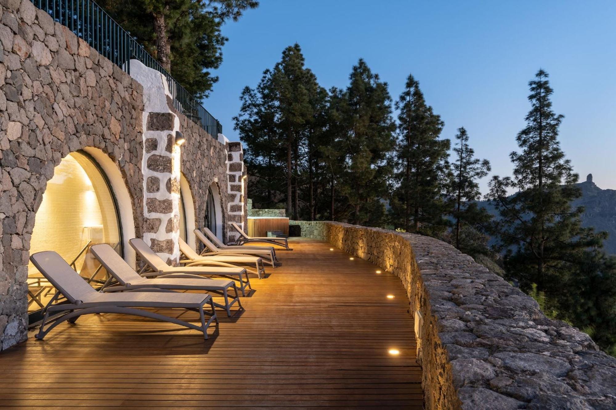 Vista del Parador de Tejeda, uno de los alojamientos con encanto en la isla de Gran Canaria
