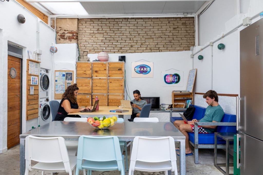 Vista de Coliving EcoIsleta Canarias, uno de los mejores coliving en Gran Canaria