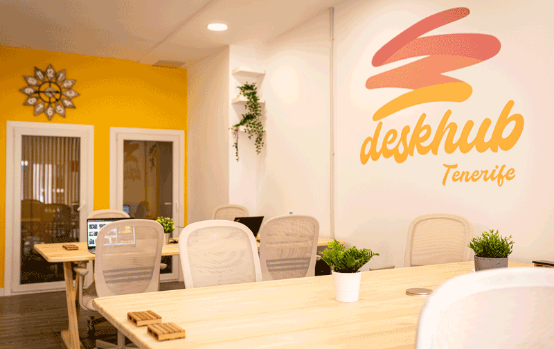 Vista de Deskhub Tenerife Coworking