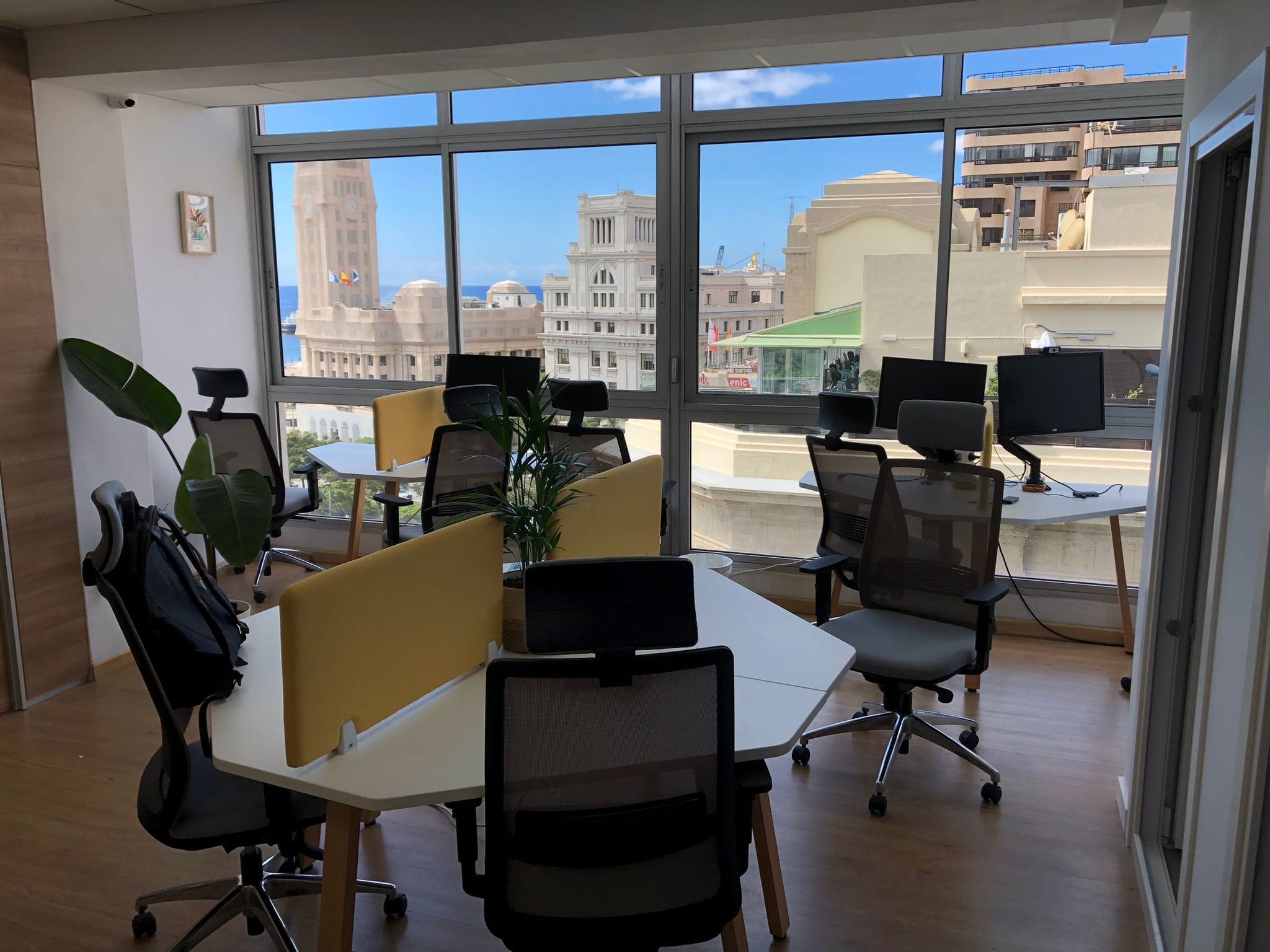 Vista de Yourspace coworking, uno de los coworkings en Tenerife