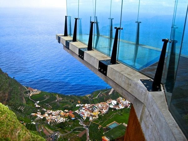 Vista del mirador de Abrante en Agulo, uno de los mejores miradores de La Gomera