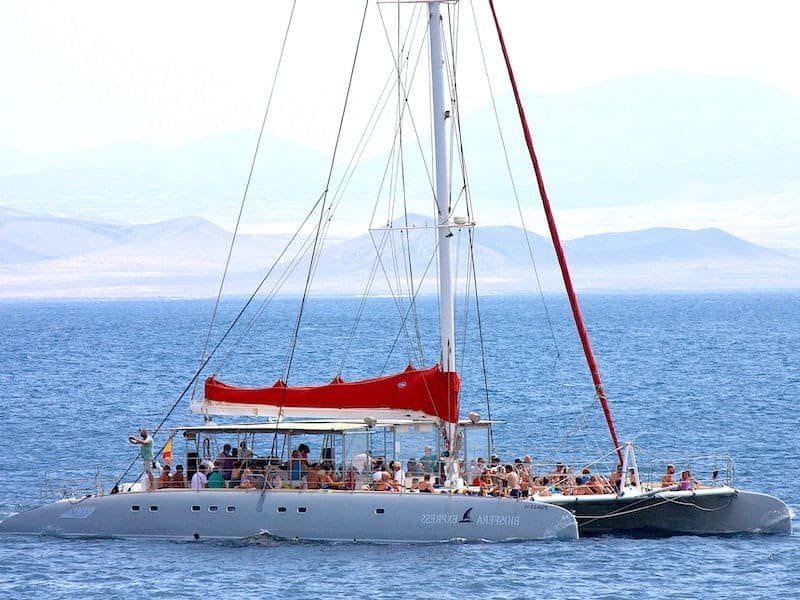 Paseo en barco en la isla de La Graciosa