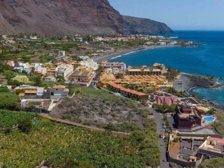 Vista del pueblo de Valle Gran Rey