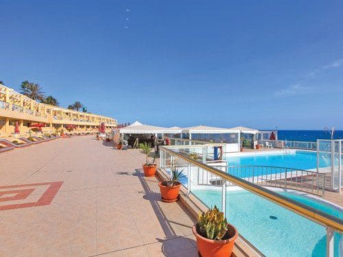 Vista de Atlantic Beach Club, uno de los beach club en Gran Canaria