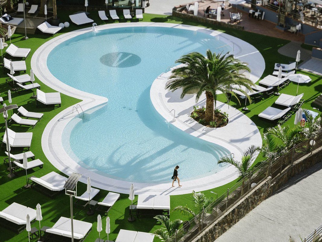 Vista de Kai Club, uno de los mejores beach club en Gran Canaria