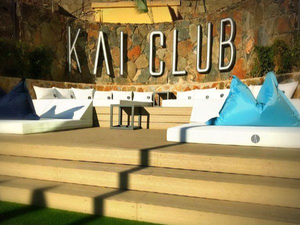 Vista de Kai Club, uno de los mejores beach club en Gran Canaria