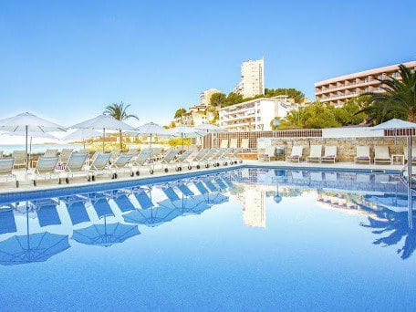 Vista de Atlantic Beach Club, uno de los beach club en Gran Canaria