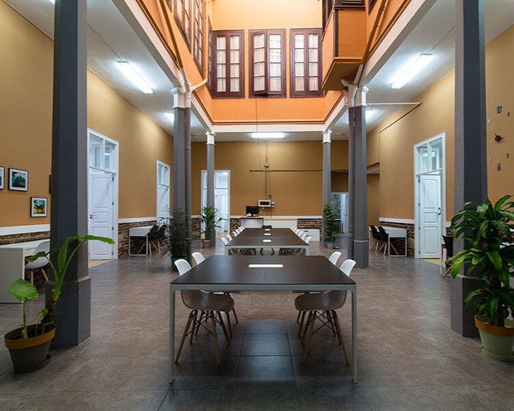 Vista de Hashtag WorkSpace, uno de los mejores coworkings en Gran Canaria