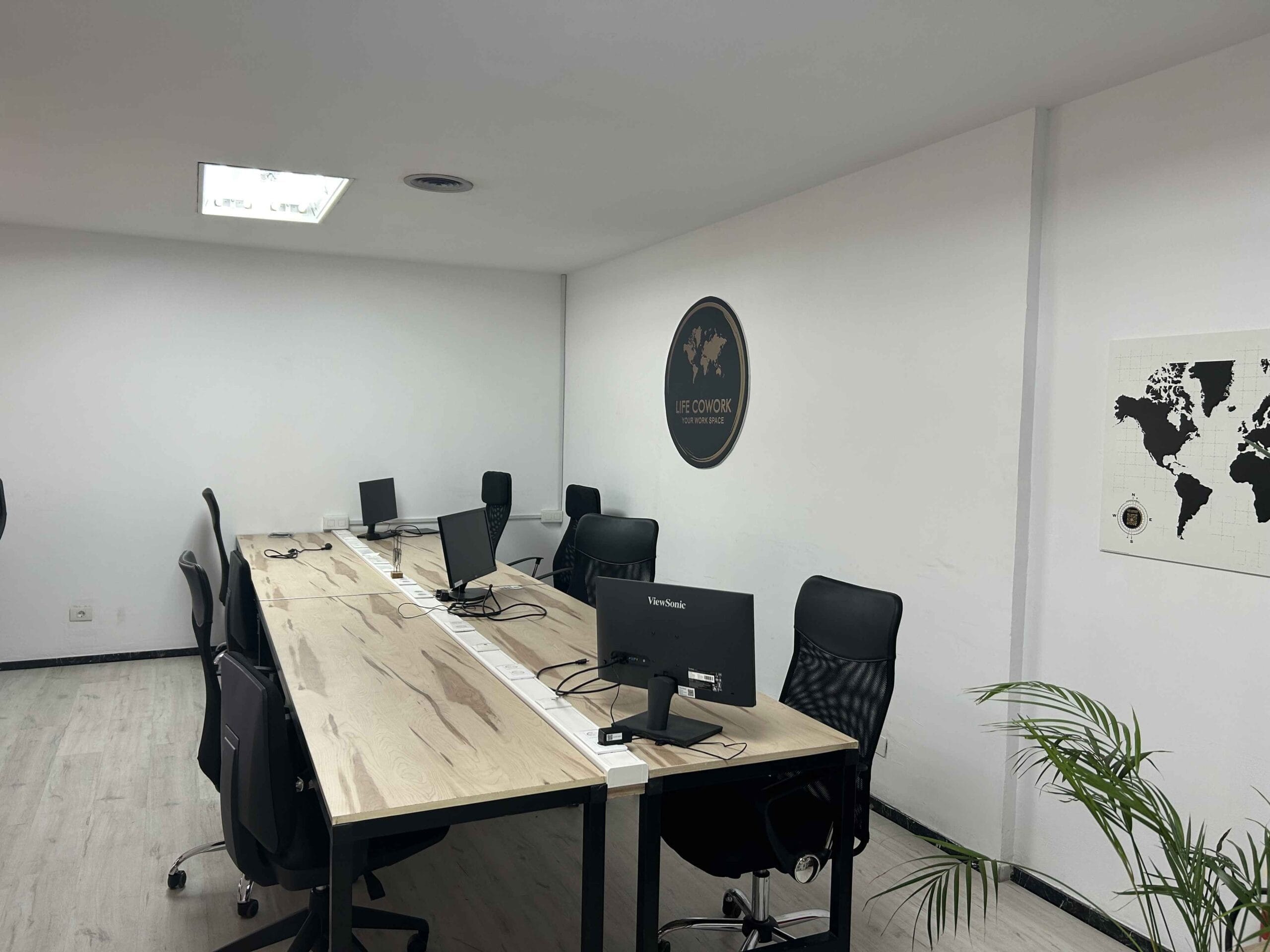 Vista de Life Cowork en maspalomas, uno de los coworkings en Gran Canaria