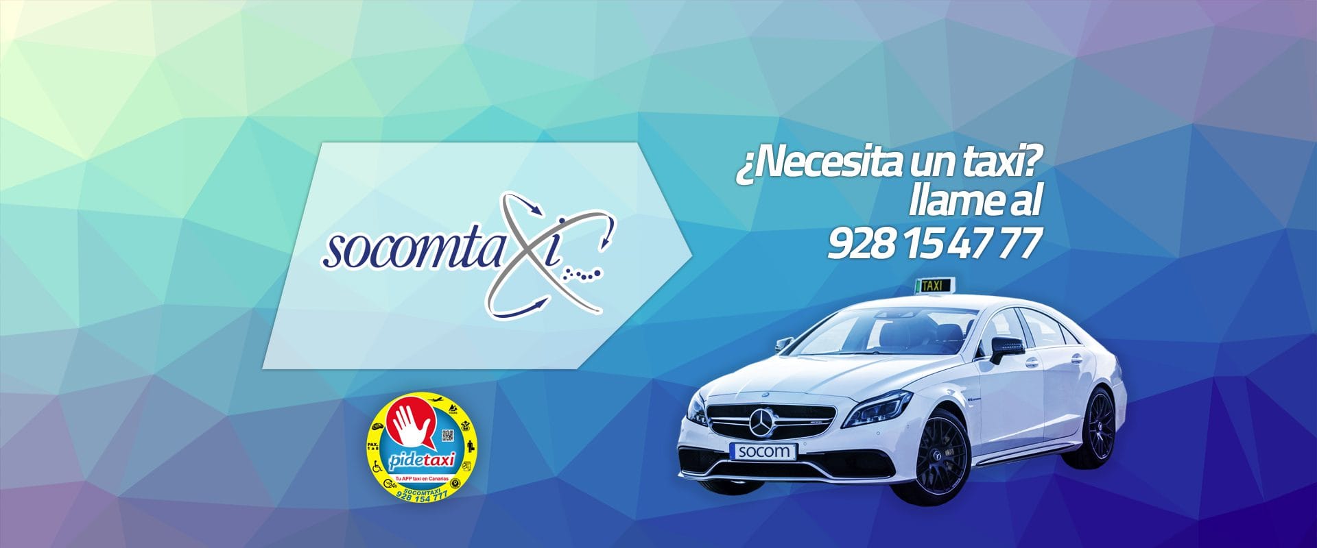 Vista de Socomtaxi, uno de los transporte pet friendly en Gran Canaria